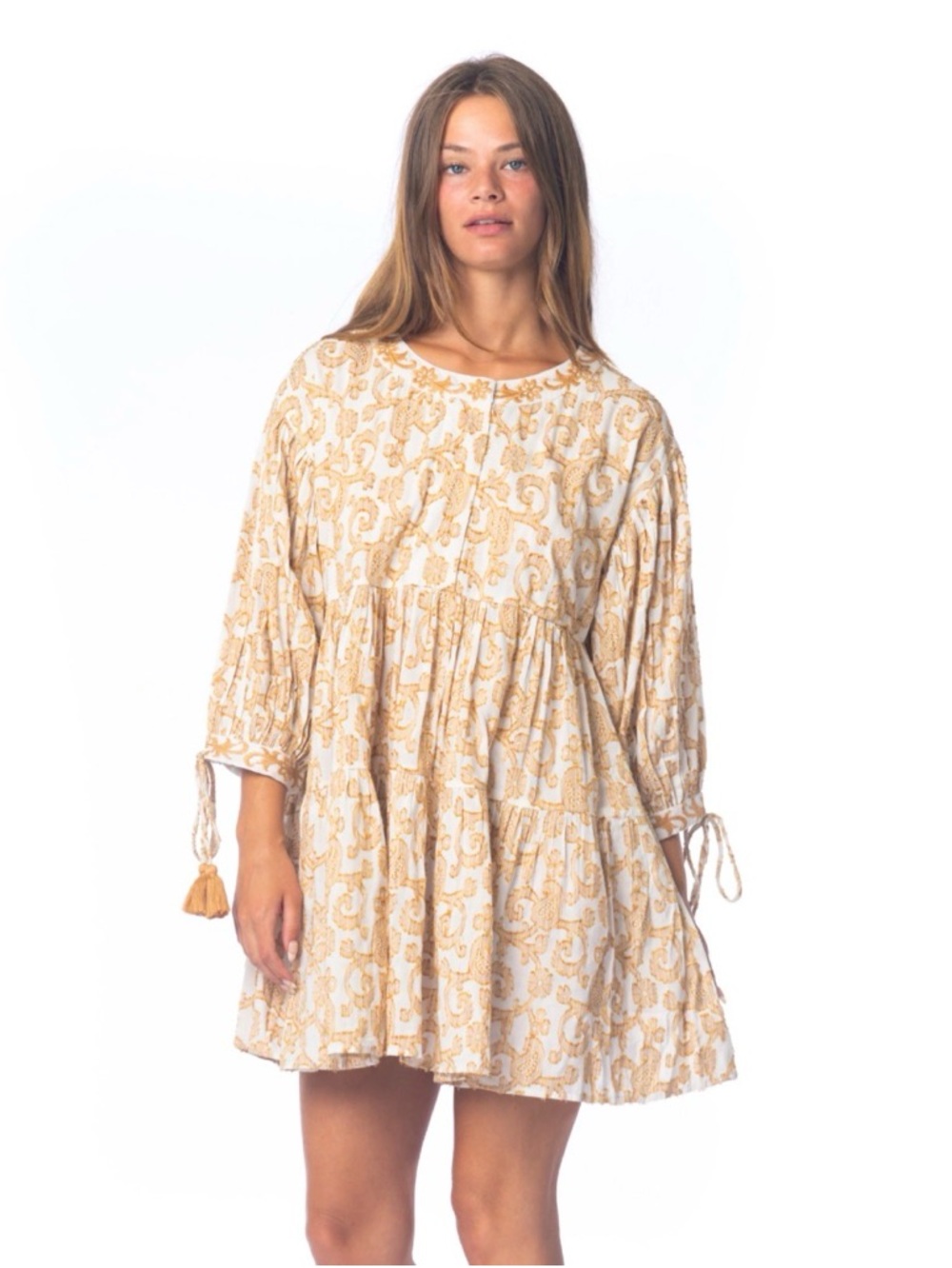 Tolani Babydoll tiered mini Dress